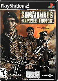 Commandos Strike Force PAL Playstation 2 PAL box art
